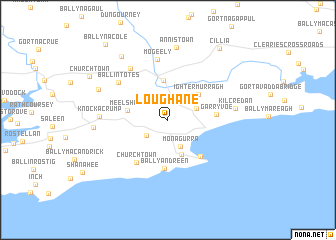 map of Loughane