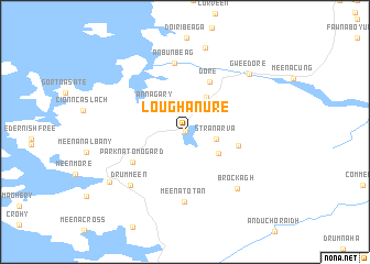 map of Loughanure