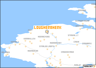 map of Lougheraherk