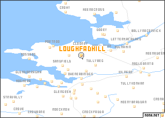 map of Loughfad Hill