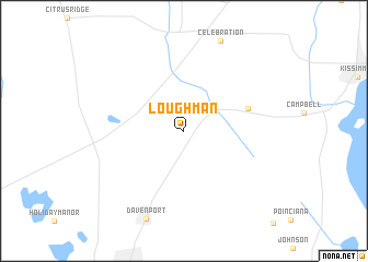 map of Loughman