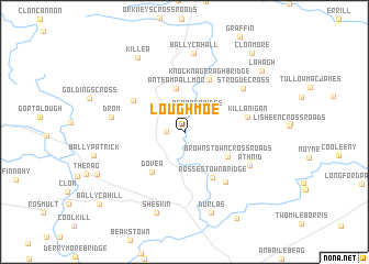 map of Loughmoe