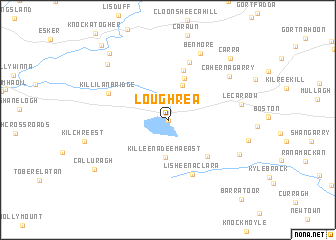 map of Loughrea