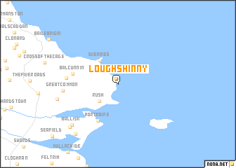 map of Loughshinny