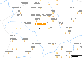 map of Lougol