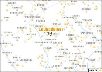 map of Lougoubissi