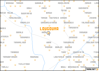 map of Lougouma