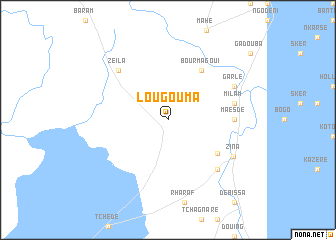 map of Lougouma