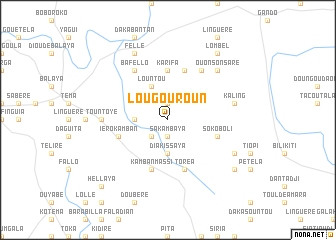 map of Lougouroun