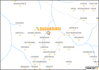 map of Louguéniani
