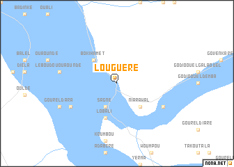 map of Louguéré