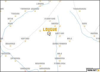 map of Lougué