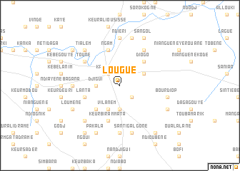 map of Lougué