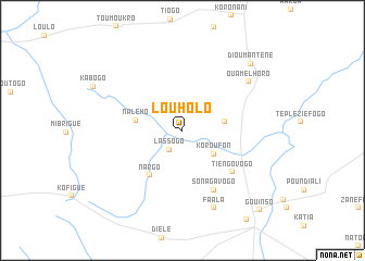 map of Louholo