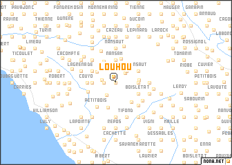 map of Louhou