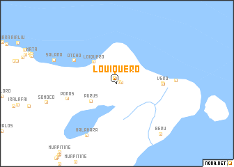 map of Louiquero