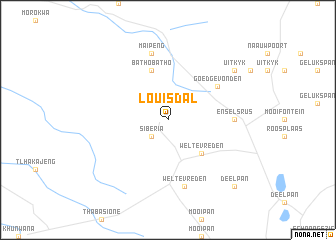 map of Louisdal