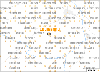 map of Louisenau