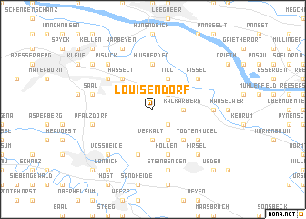 map of Louisendorf