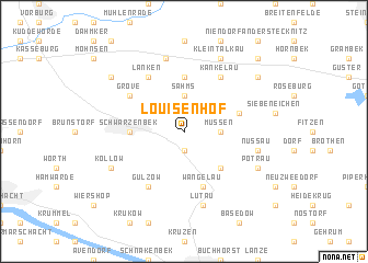 map of Louisenhof