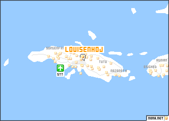 map of Louisenhoj