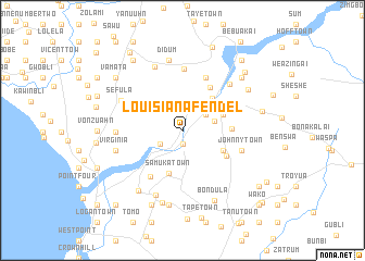 map of Louisiana Fendel