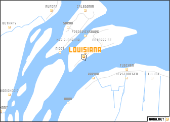 map of Louisiana