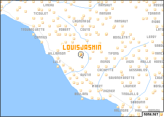 map of Louis Jasmin