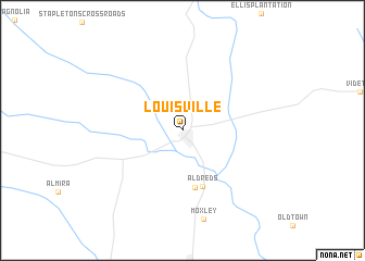 map of Louisville