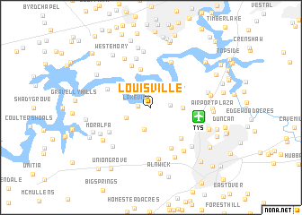 map of Louisville