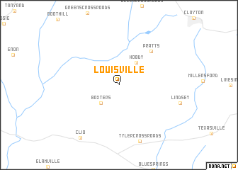 map of Louisville