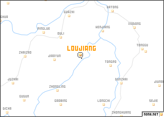 map of Loujiang
