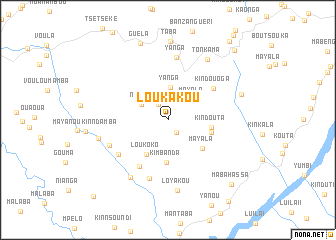map of Loukakou