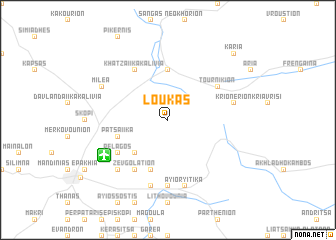 map of Loukás