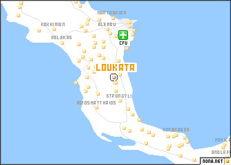 map of Loukáta