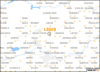 map of Louka