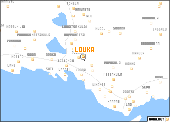 map of Lõuka