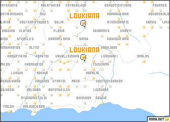 map of Loukianá