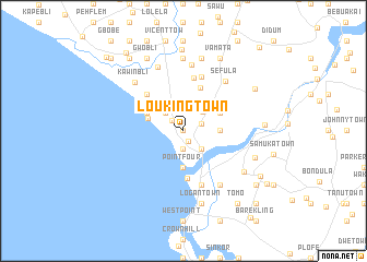 map of Lou King Town