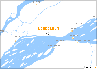 map of Loukoléla
