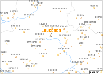 map of Loukonga