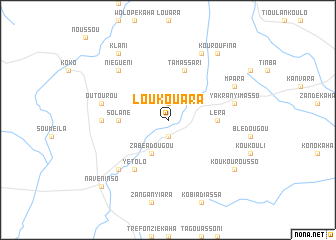 map of Loukouara