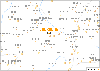 map of Loukounga