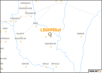 map of Loukpodji