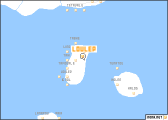 map of Loulep