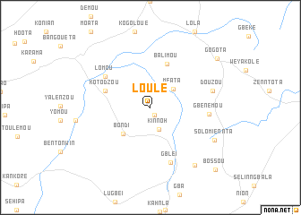 map of Loulé