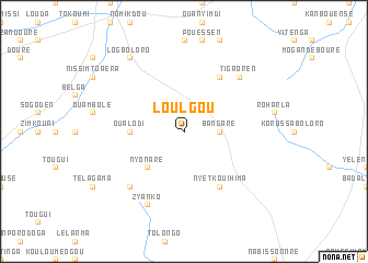 map of Loulgou