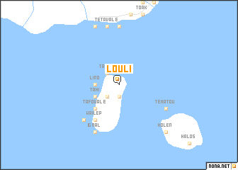 map of Louli