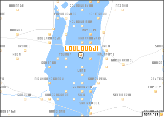 map of Louloudji