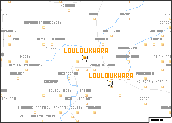 map of Loulou Kwara